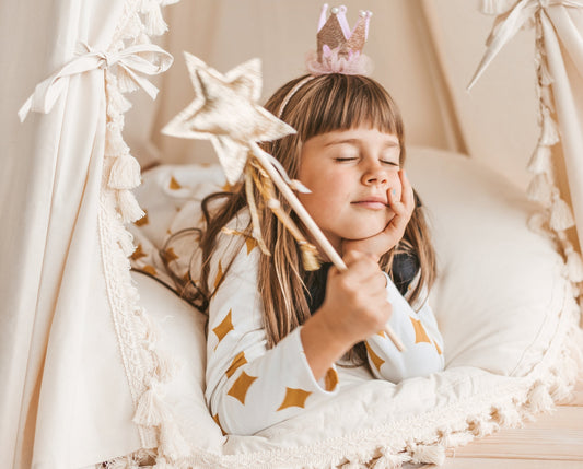 MINICAMP Large Floor Cushion with Tassels in Ecru