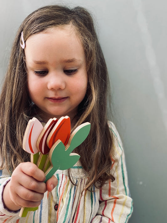 Wicker Shopping Basket – Role Play Grocery Toy for Toddlers