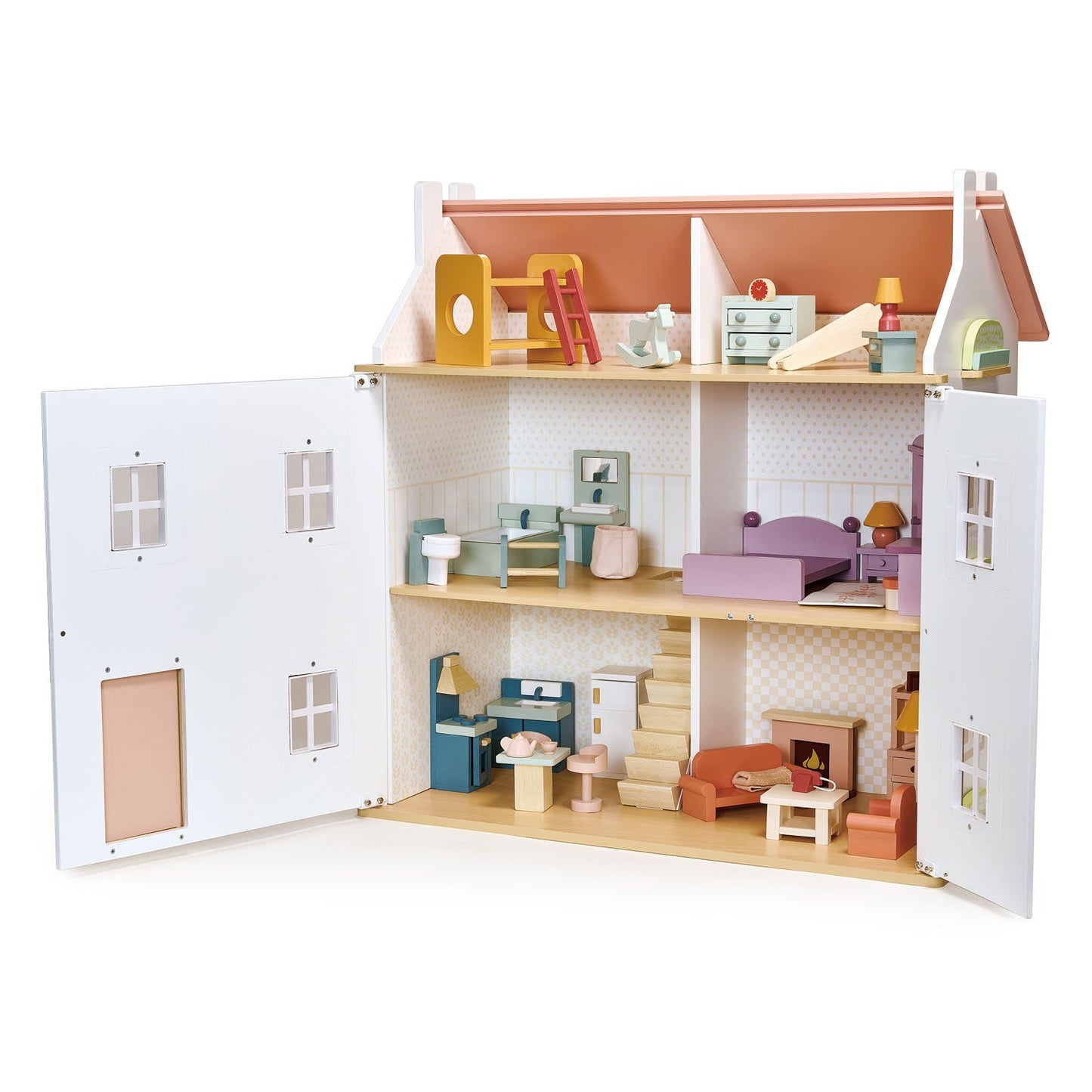 Clover Doll’s House – Wooden Dollhouse for Imaginative Play