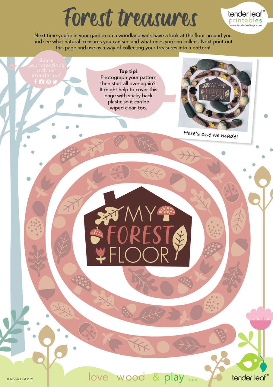 My Forest Floor – Wooden Nature Play Set for Imaginative Learning