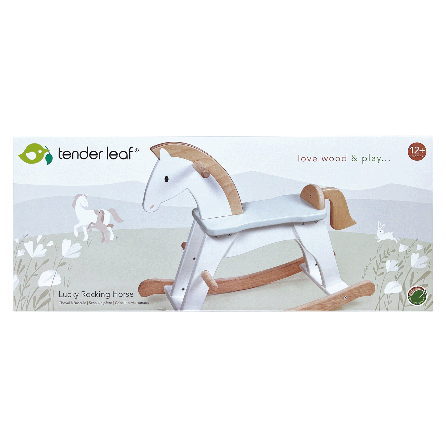 Lucky Rocking Horse – Wooden Ride-On Toy for Toddlers