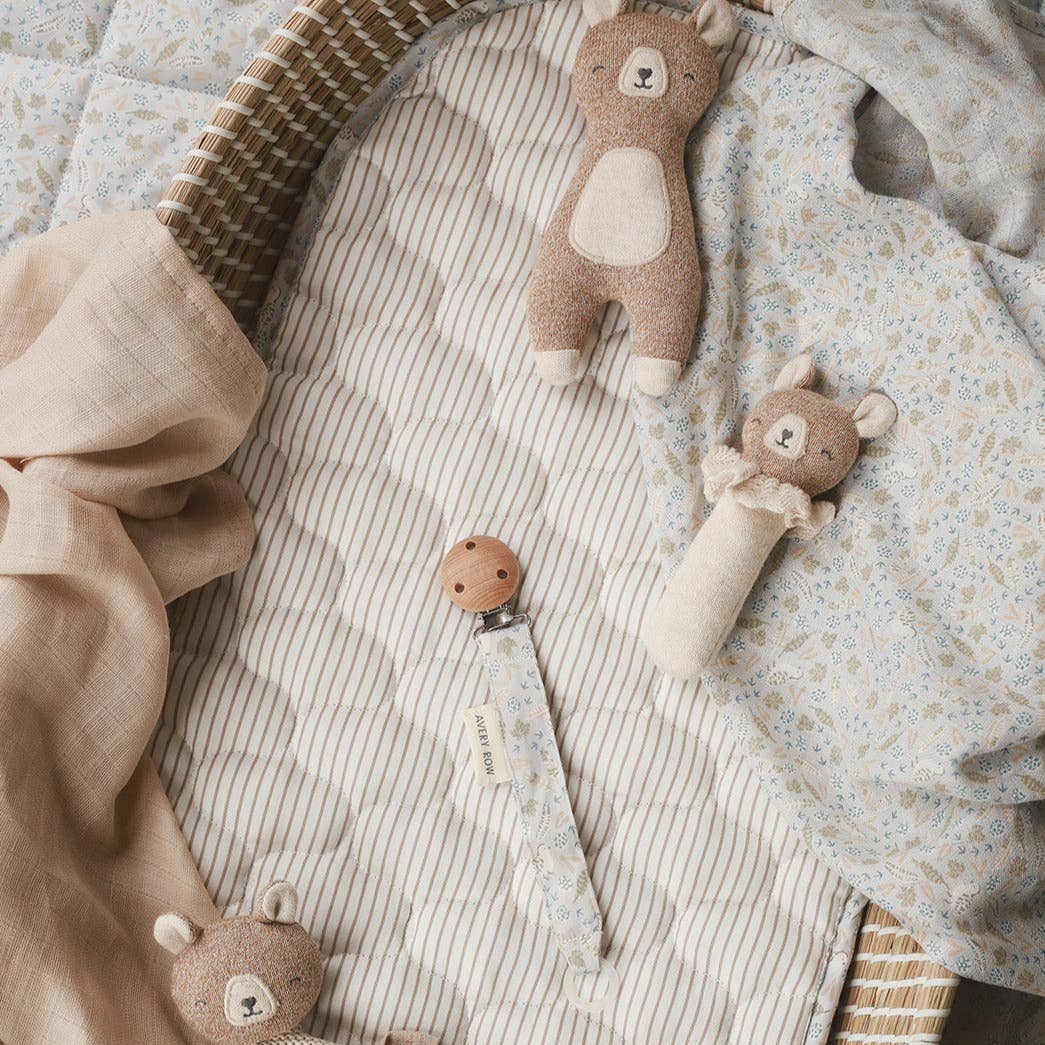 Brave Bear Rattle –  Plush Toy for Babies