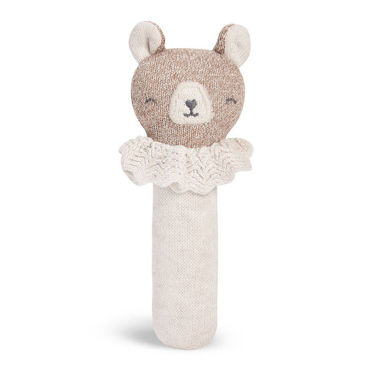 Brave Bear Rattle –  Plush Toy for Babies