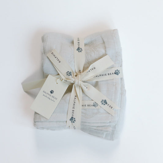 Seashell Large Swaddle Muslin