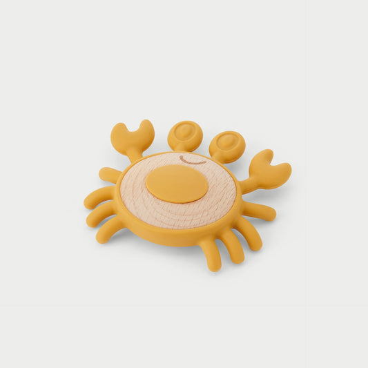 SiliSoft® Crab Teether (Neutral)