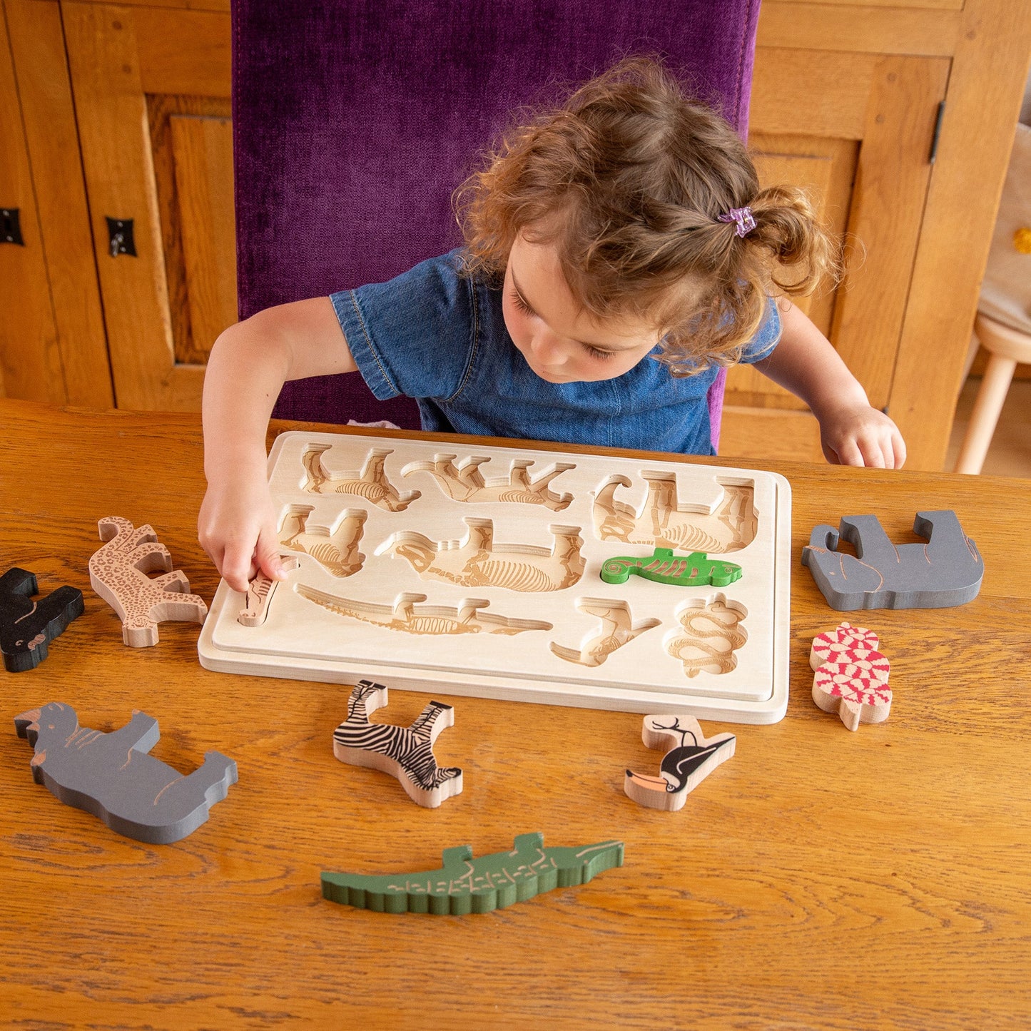 Safari Animal Layer Puzzle