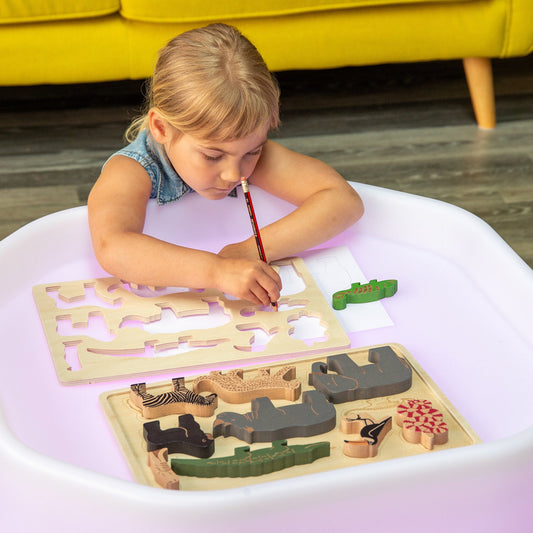 Safari Animal Layer Puzzle