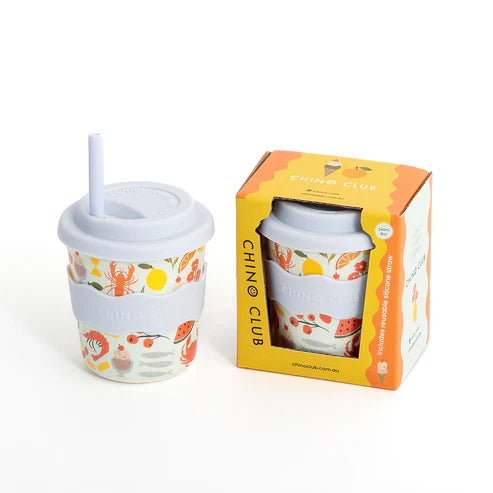NEW Amalfi Chino Cup 8oz (STRAW INCLUDED)