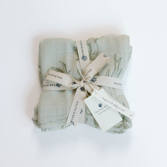 Woodland Large Swaddle Muslin