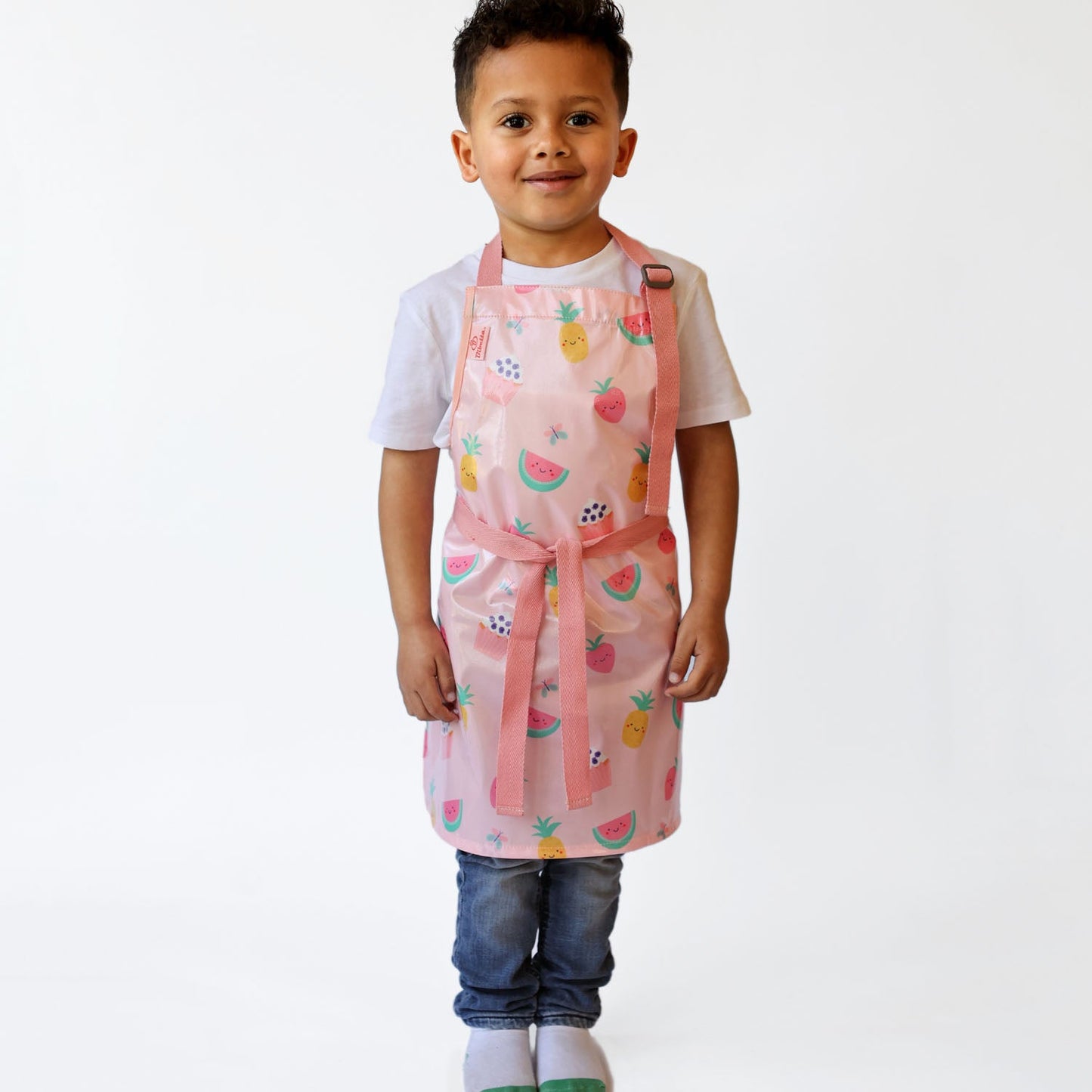 Bibetta Wipeezee Apron - Child's size - Pink Yummy Treats