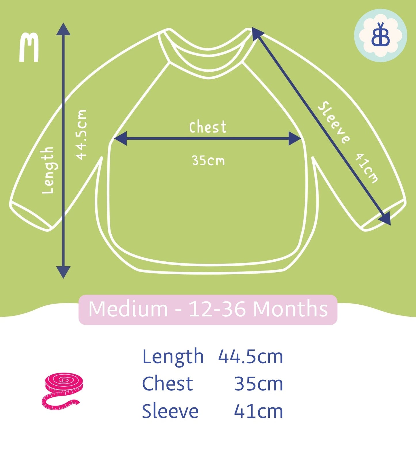 Long Sleeved Baby Bib - Digger Land Print