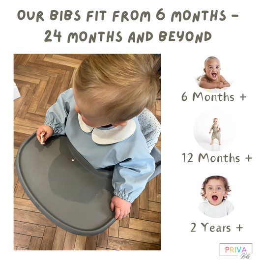 Gigi Baby & Toddler Long Sleeve Feeding Bib