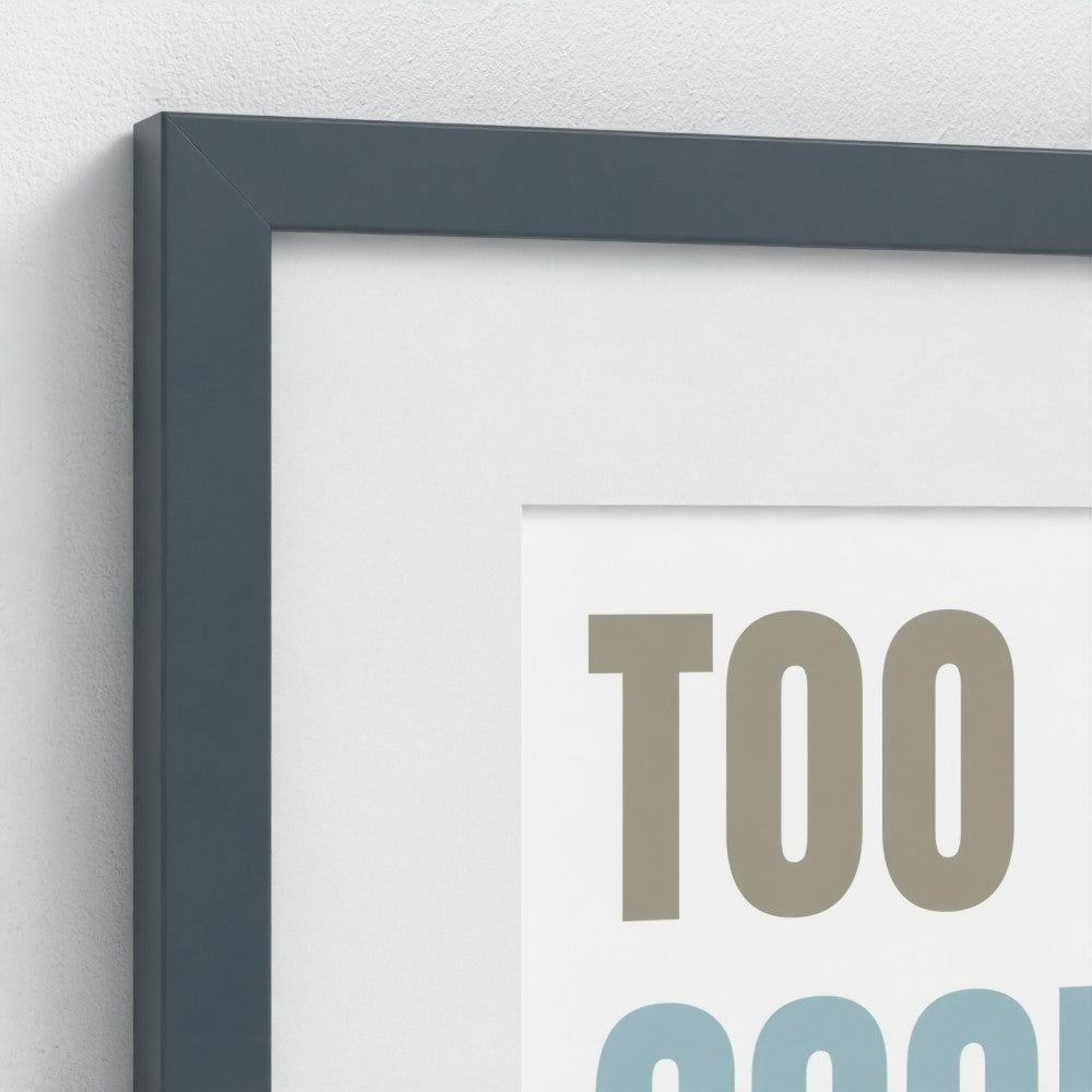 Too Cool For Naps – Framed Nursery Wall Art