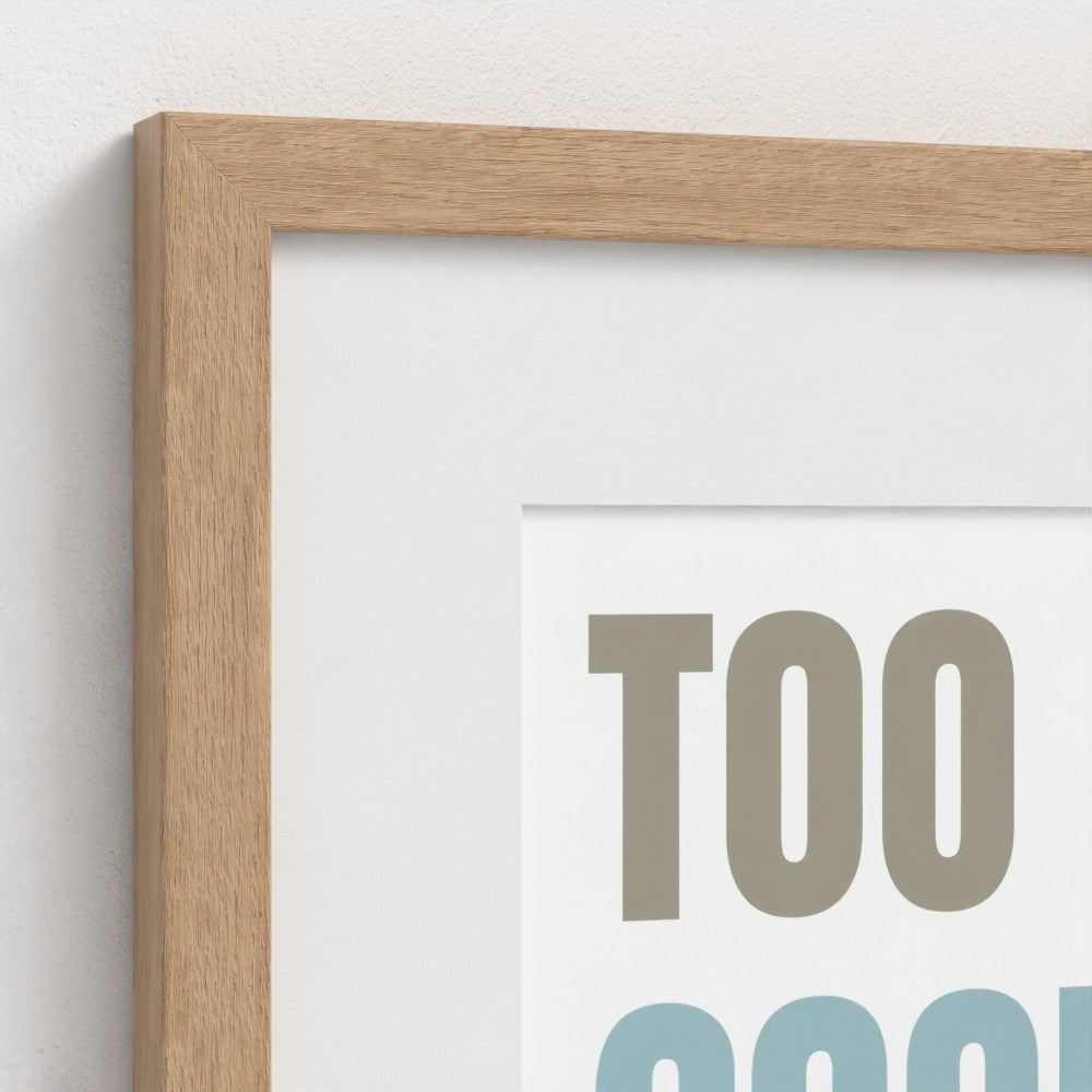 Too Cool For Naps – Framed Nursery Wall Art