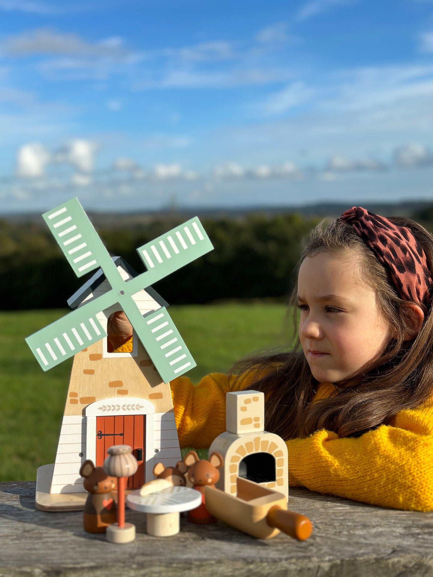 Penny Windmill – Wooden Dollhouse for Imaginative Play
