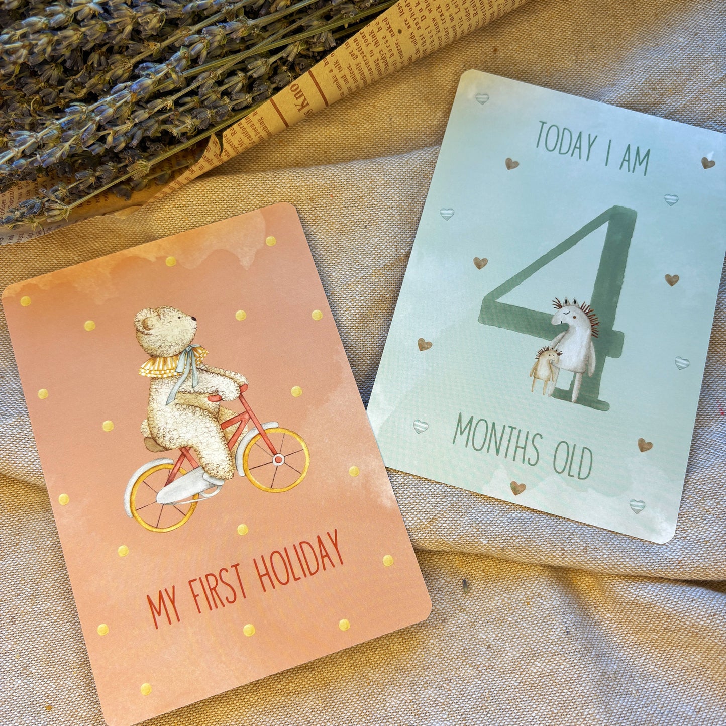 Baby Milestone Cards