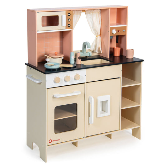 Wooden Play Kitchen – Imaginative Cooking Toy for Toddlers