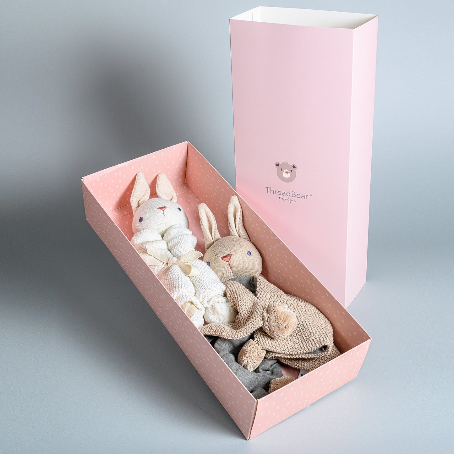 Organic Baby Comforter 2 Pack Set + Gift Box