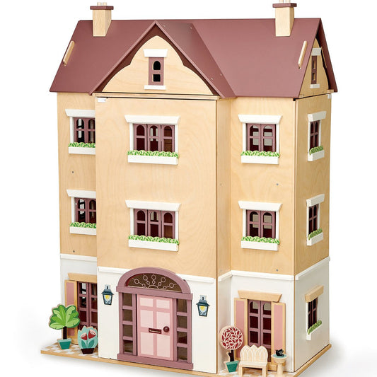 Fantail Hall – Large Wooden Dollhouse with Opening Front Panels