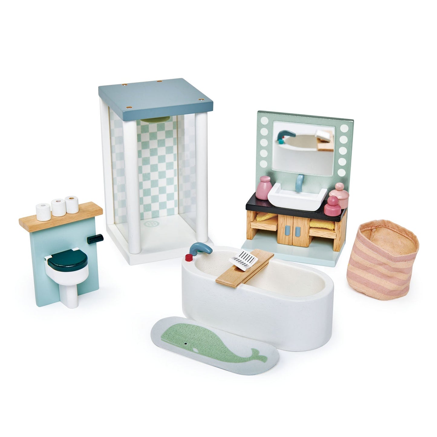 Dolls House Wooden Furniture Bundle