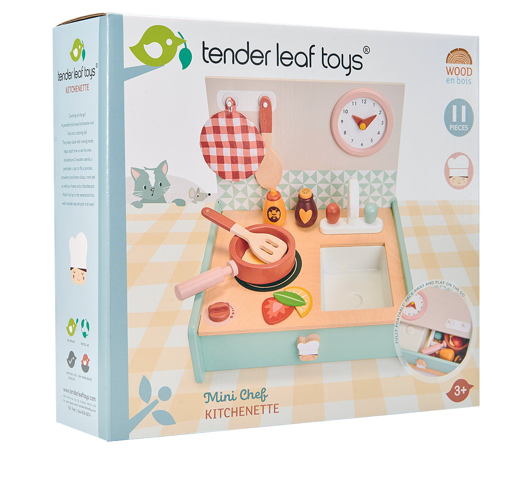 Kitchenette – Wooden Play Kitchen for Imaginative Cooking Play
