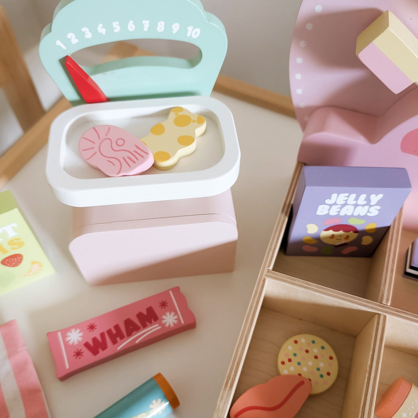 Sweetie Pic’n’Mix Shop – Wooden Pretend Play Sweet Shop for Kids