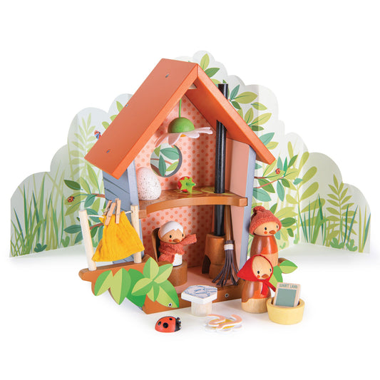 Robin’s Nest Box – Wooden Birdhouse Nature Play Set for Kids