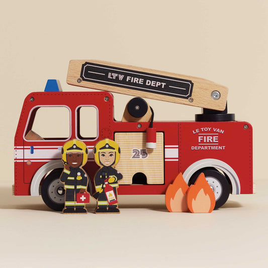 Toy Fire Engine & Characters