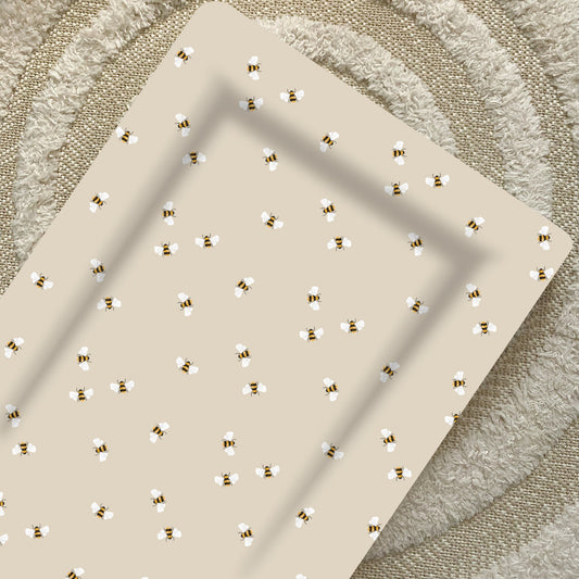 Standard Changing Mat - Bee Print