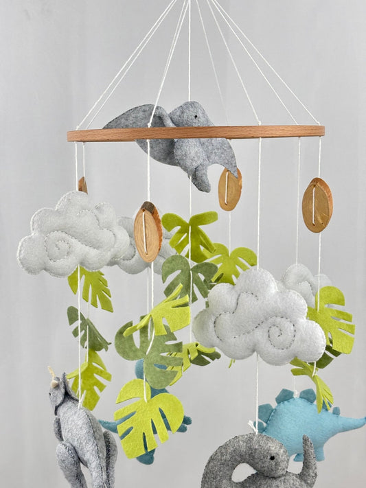 Little Dino Land Cot Mobile