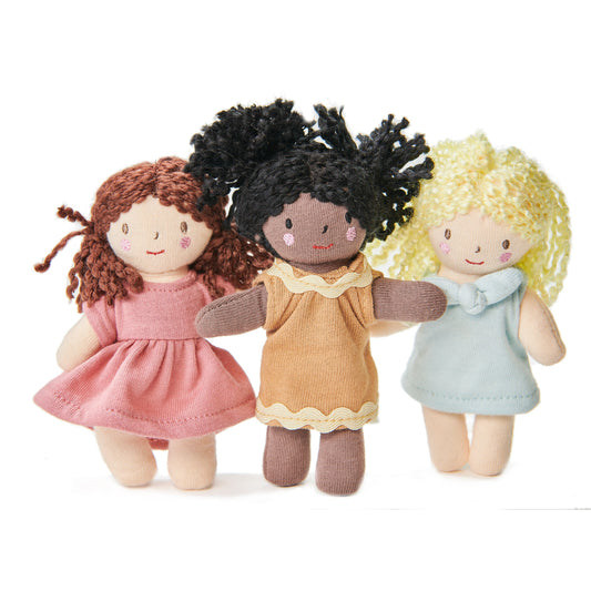 Mini Dolls Gift Set of 3 + Gift Box