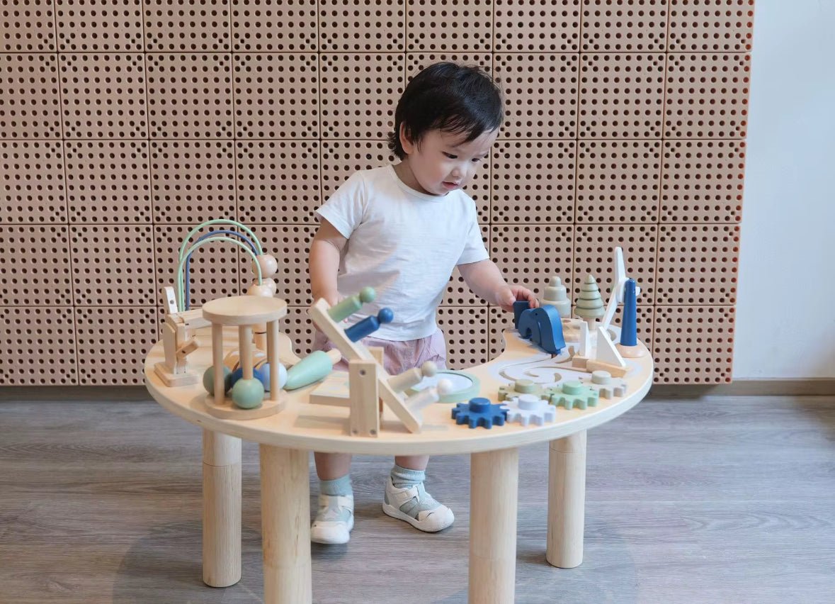 Montessori Wooden Activity Table