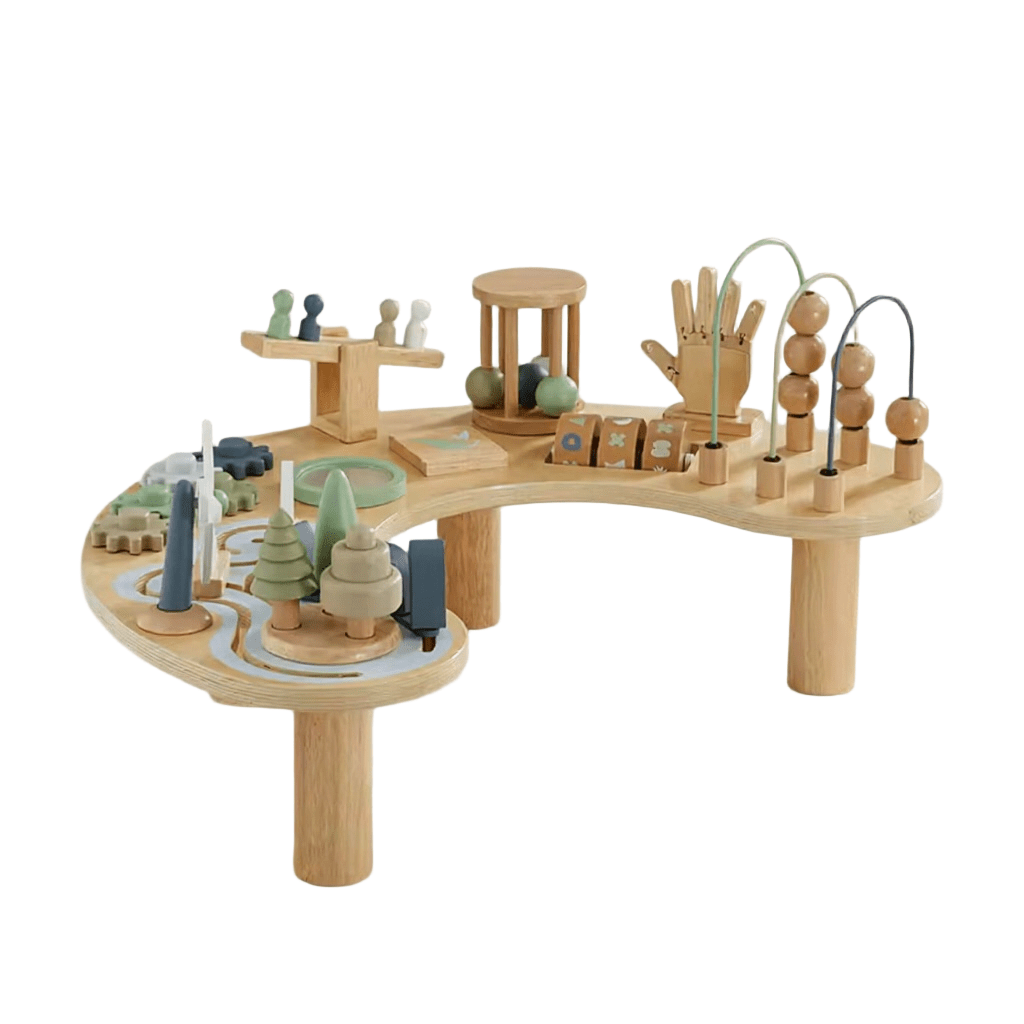 Montessori Wooden Activity Table