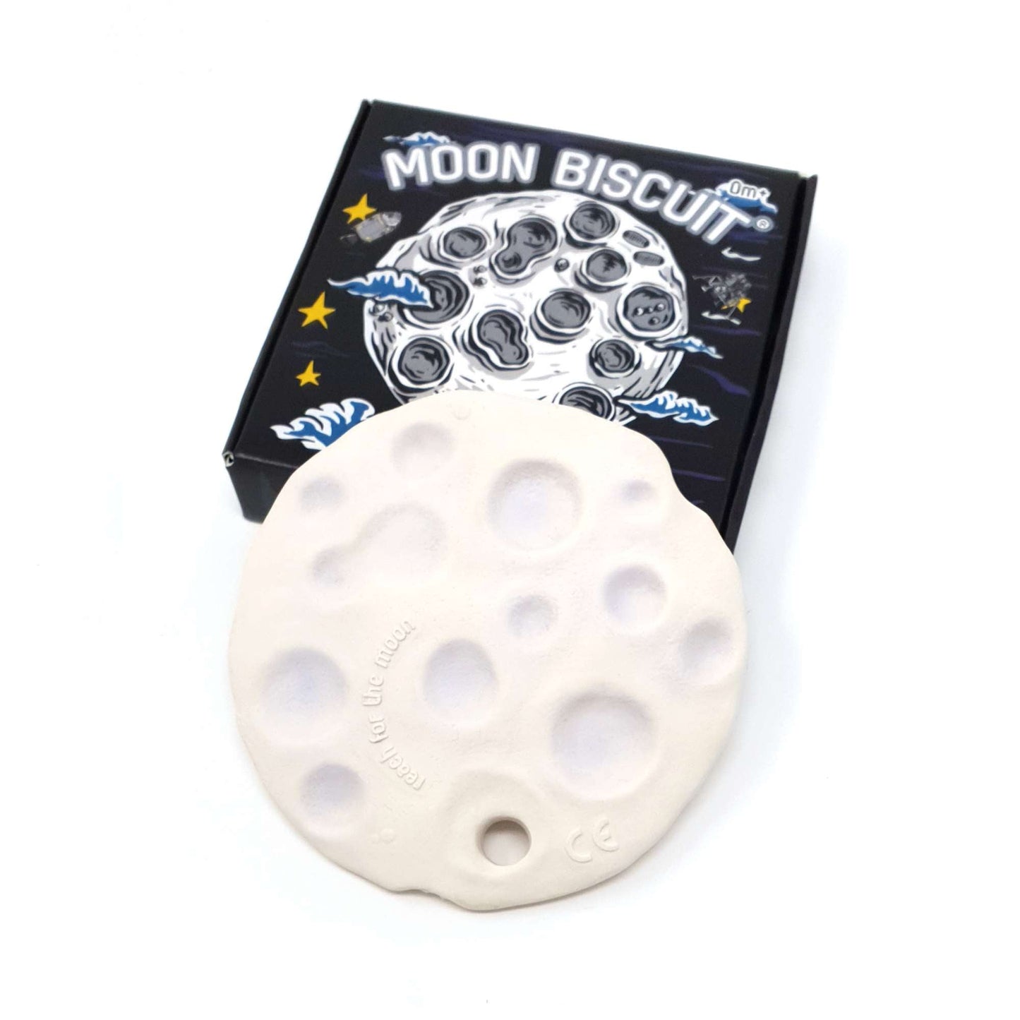 Moon Biscuit® Natural Rubber Space Themed Baby Toy