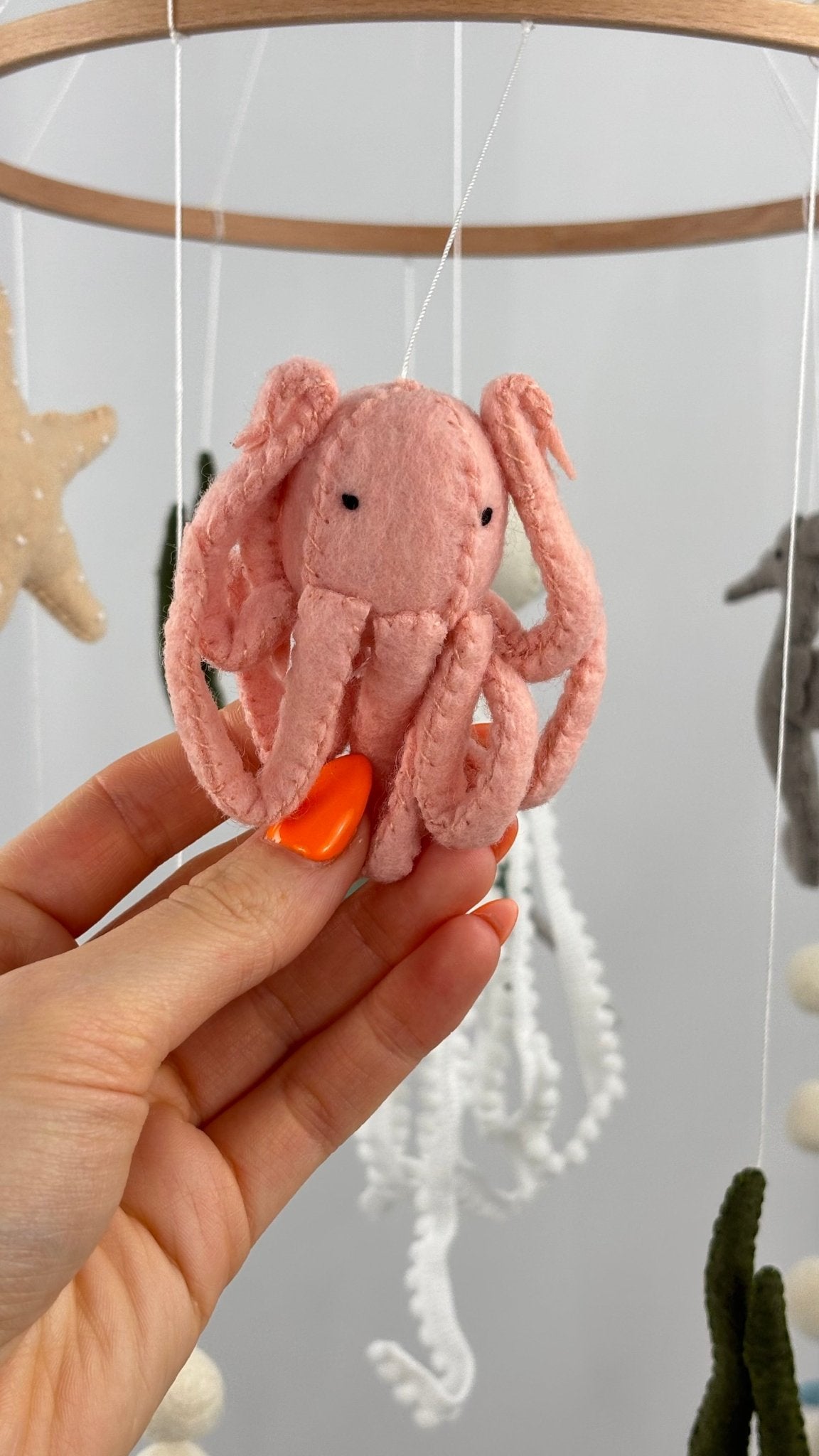 Ocean Drift Felt Cot Mobile