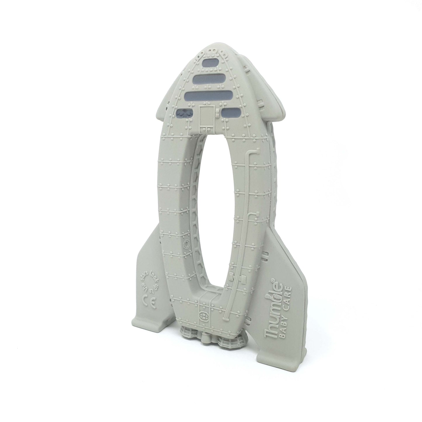 OrBITEr® Natural Rubber Space Themed Baby Toy (Rocket)