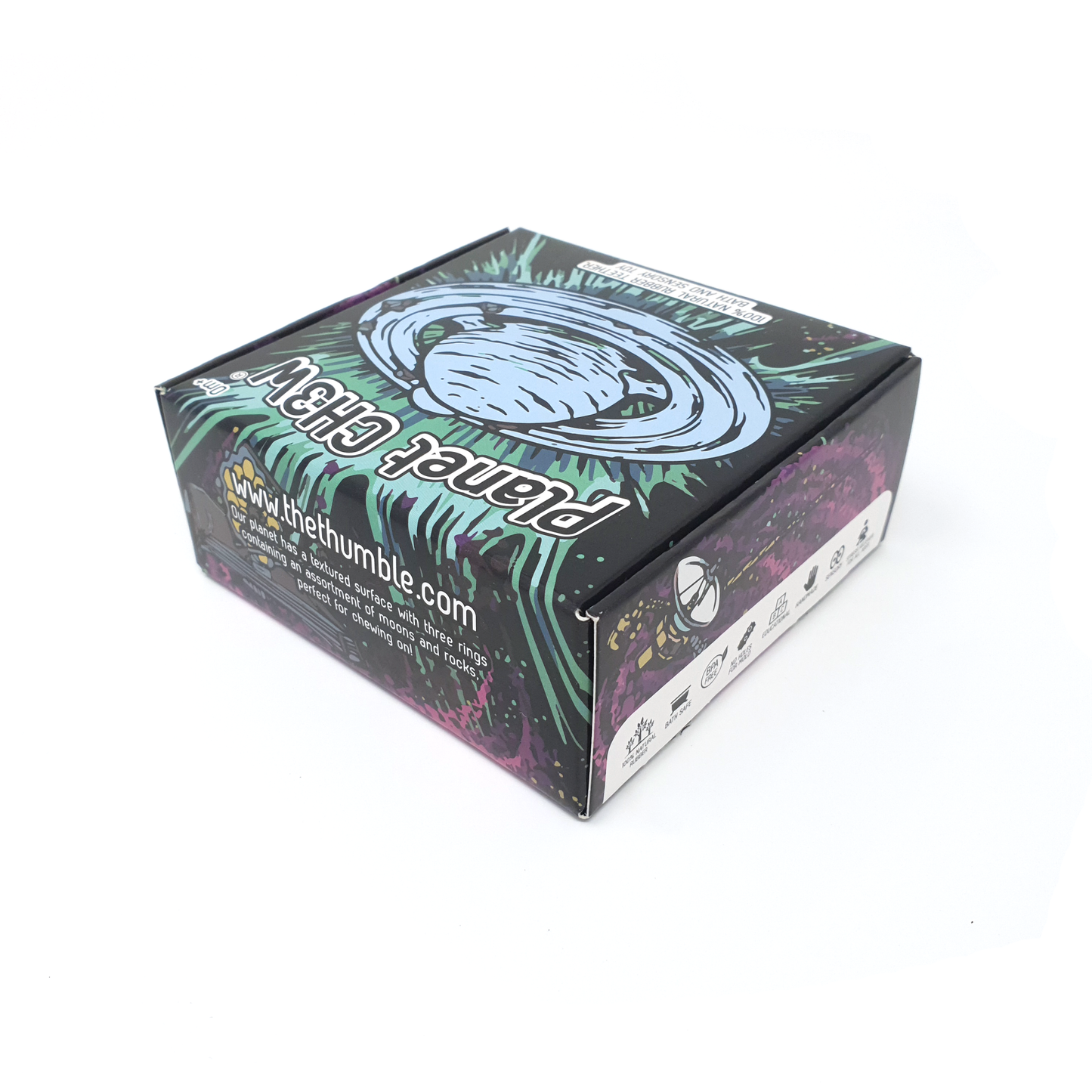 Planet Rubber Space Themed Baby Toy (Ringed Planet)