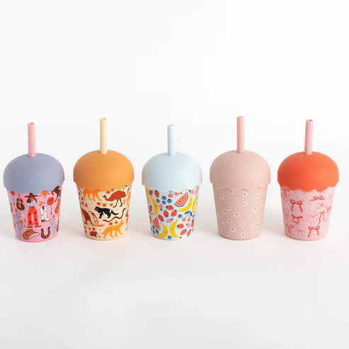 Bows Mini Smoothie Cup & Straw