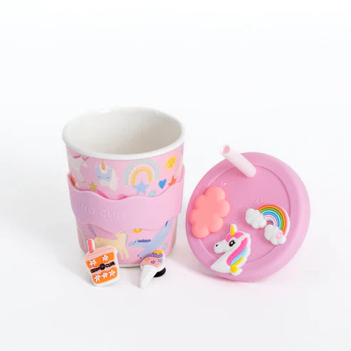 Unicorn Chino Charm Cup 8oz (STRAW INCLUDED)